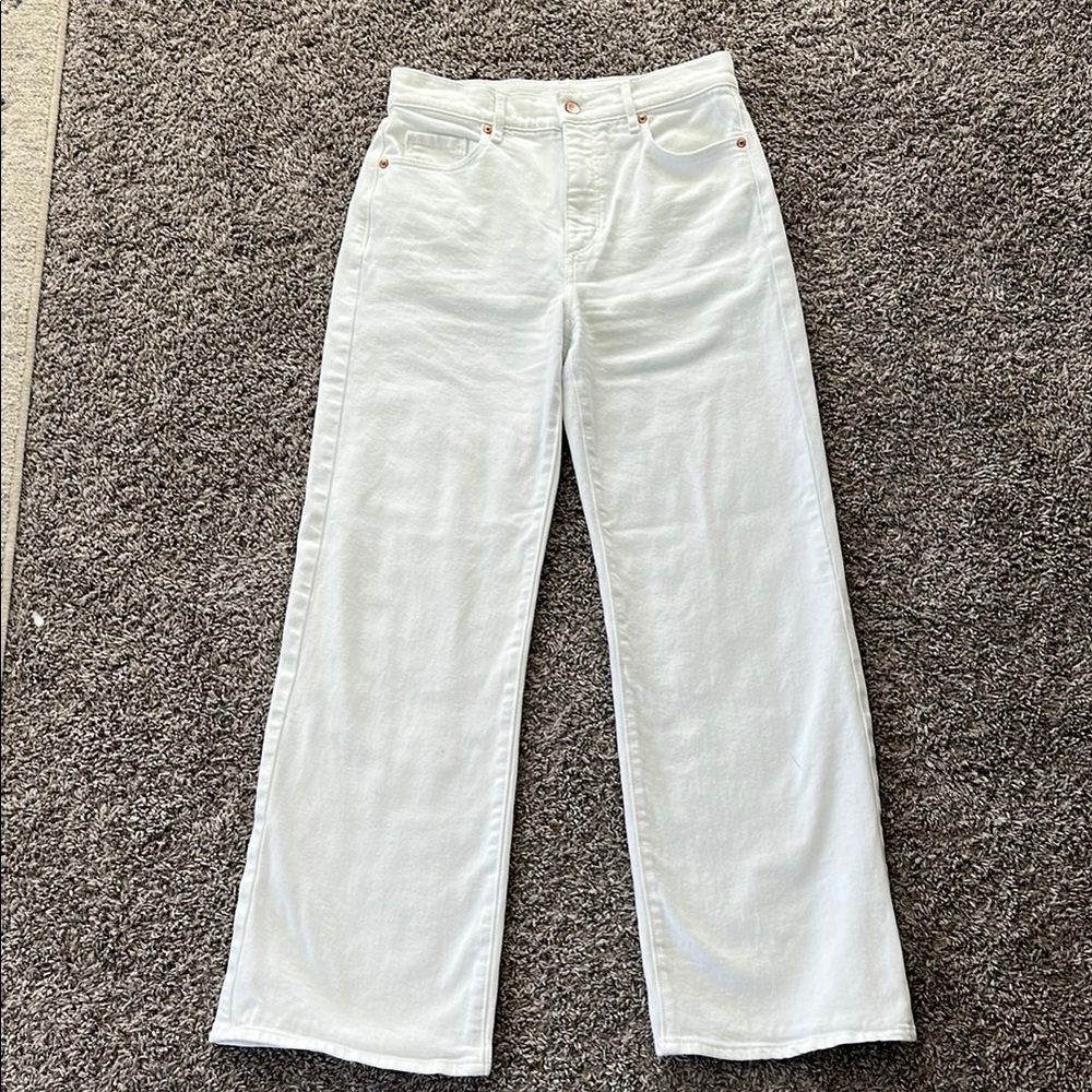 LOFT  White Jeans